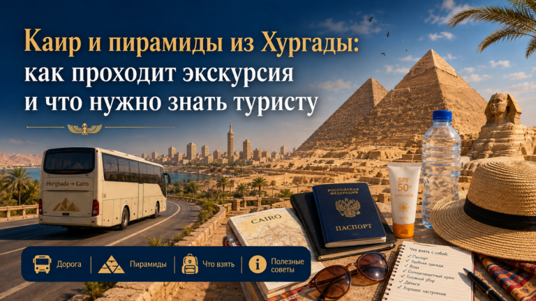 Каир и пирамиды из Хургады: как проходит экскурсия и что нужно знать туристу.