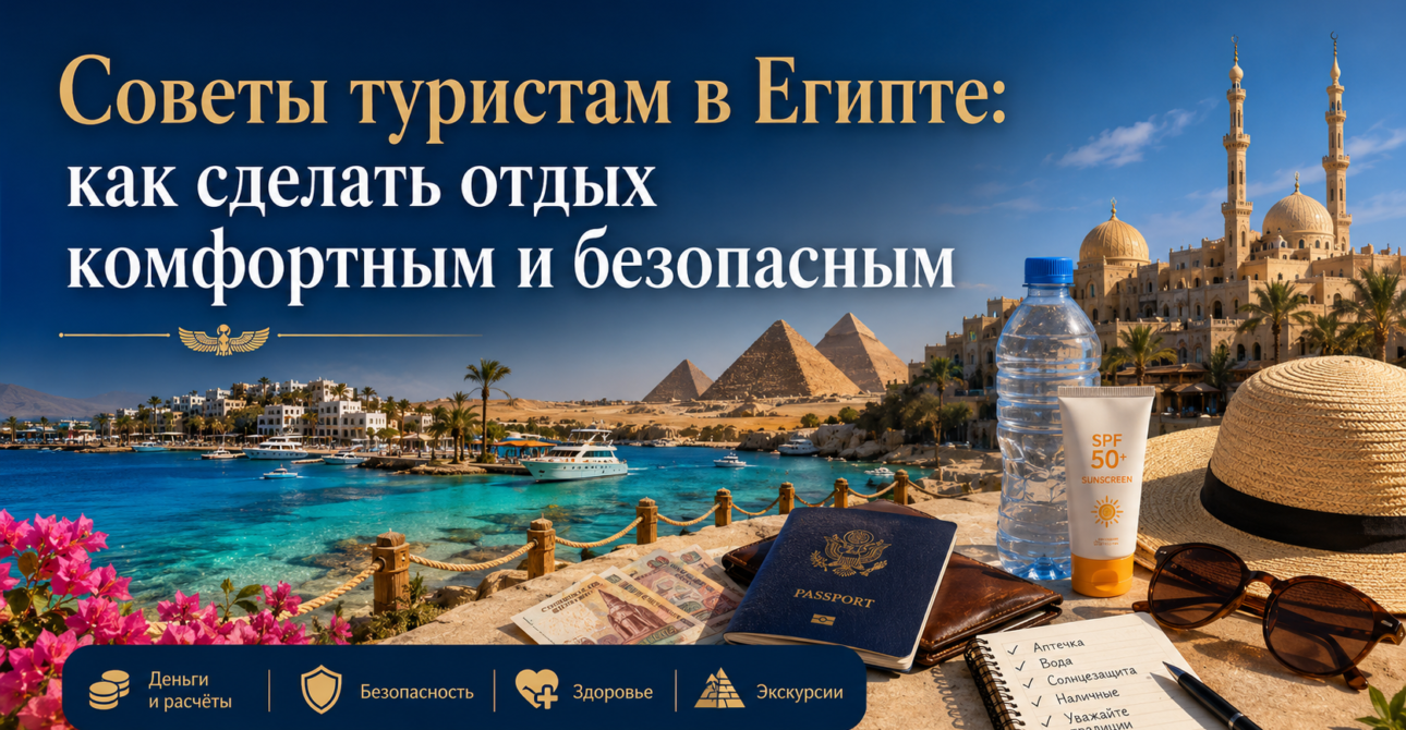Советы туристам в Египте: как сделать отдых комфортным и безопасным